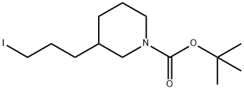 tert-butyl 3-(3-iodopropyl)piperidine-1-carboxylate 구조식 이미지