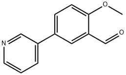 2-methoxy-5-(3-pyridinyl)Benzaldehyde Structure