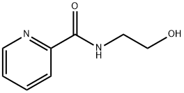 N-(2-Hydroxyethyl)-2-pyridinecarboxamide 구조식 이미지
