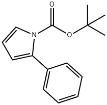 tert-Butyl 2-phenyl-1H-pyrrole-1-carboxylate Structure