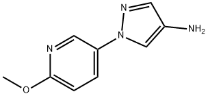 2-methoxy-5-(4-amino-1H- pyrazol-1-yl)pyridine Structure