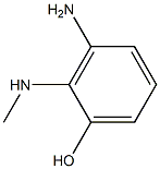 3-Amino-2-(methylamino)phenol Structure