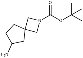 tert-butyl 6-amino-2-azaspiro[3.4]octane-2-carboxylate 구조식 이미지