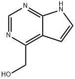 7H-pyrrolo[2,3-d]pyrimidin-4-ylmethanol Structure