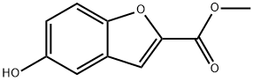 Methyl 5-hydroxybenzofuran-2-carboxylate 구조식 이미지