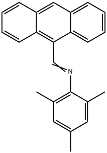N-(9-ANTHRACENYLMETHYLENE)-2,4,6-TRIMETHYLANILINE 구조식 이미지