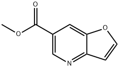 methyl furo[3,2-b]pyridine-6-carboxylate 구조식 이미지
