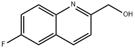 (6-fluoroquinolin-2-yl)methanol 구조식 이미지