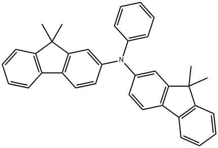 N,N-Bis(9,9-dimethyl-9H-fluoren-2-yl)aniline 구조식 이미지