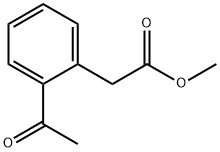 (2-acetyk-phenyl)-acetic acid methyl ester Structure