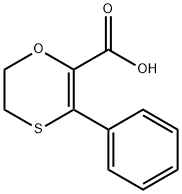 3-phenyl-5,6-dihydro-1,4-oxathiine-2-carboxylic acid Structure