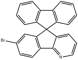 7'-brmomspiro[fluorene-9,5'-indeno[1,2-b]pyridine] Structure