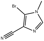 5-bromo-1-methyl-1H-imidazole-4-carbonitrile Structure