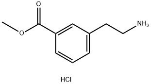 3-(2-Aminoethyl)benzoic acid methyl ester HCl Structure