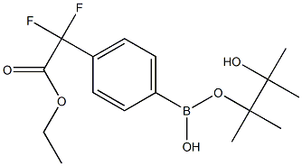 4-(Ethoxycarbonyldifluoromethyl)-phenyl-boronic acid pinacol ester Structure