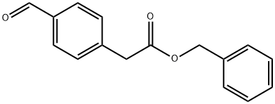 Benzyl 2-(4-formylphenyl)acetate 구조식 이미지