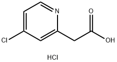 2-(4-Chloropyridin-2-yl)acetic acid hydrochloride 구조식 이미지