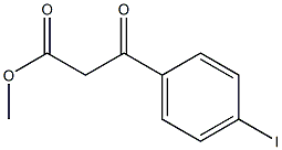Methyl 3-(4-Iodophenyl)-3-oxopropionate Structure