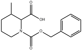 1-((Benzyloxy)Carbonyl)-3-Methylpiperidine-2-Carboxylic Acid Structure