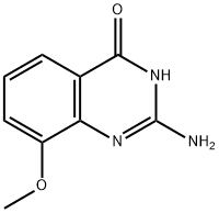 4(3H)-Quinazolinone, 2-amino-8-methoxy- Structure