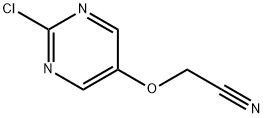 2-((2-chloropyrimidin-5-yl)oxy)acetonitrile 구조식 이미지