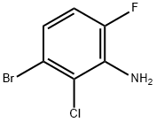 3-Bromo-2-chloro-6-fluoroaniline Structure