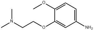 3-[2-(dimethylamino)ethoxy]-4-methoxybenzenamine 구조식 이미지