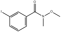 3-iodo-N-methoxy-N-methylBenzamide 구조식 이미지