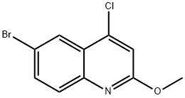 6-bromo-4-chloro-2-methoxyquinoline Structure