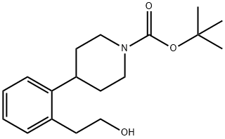 Tert-butyl 4-(2-(2-hydroxyethyl)phenyl)piperidine-1-carboxylate 구조식 이미지