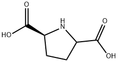 2.5-pyrrolidinedicarboxylic acid,(2S)- Structure