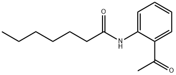 N-(2-Acetylphenyl)Heptanamide Structure