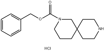 Benzyl 2,9-Diazaspiro[5.5]Undecane-2-Carboxylate Hydrochloride Hydrochloride Structure