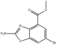 Methyl 2-amino-6-bromobenzo[d]thiazole-4-carboxylate Structure