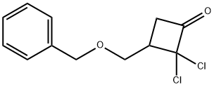3-(benzyloxymethyl)-2,2-dichlorocyclobutanone Structure