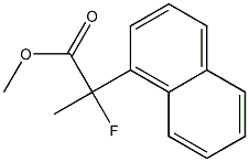 Methyl 2-fluoro-2-(naphthalen-1-yl)propanoate 구조식 이미지