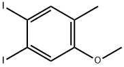 1,2-Diiodo-4-methoxy-5-methyl-benzene Structure