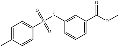 methyl 3-(4-methylphenylsulfonamido)benzoate 구조식 이미지