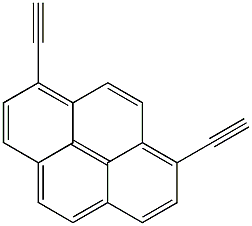 Pyrene, 1,8-diethynyl-
 Structure