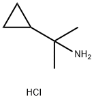 1-Cyclopropyl-1-methyl-ethylamine hydrochloride 구조식 이미지
