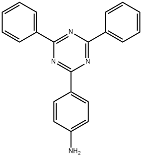 4-(4,6-diphenyl-1,3,5-triazin-2-yl)aniline Structure