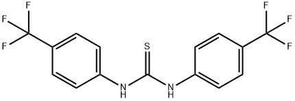 1,3-Bis[4-(trifluoromethyl)phenyl]thiourea Structure