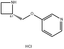 (S)-3-(2-Azetidinylmethoxy)pyridine 2HCl Structure