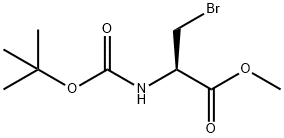 3-Bromo-N-Boc-L-alanine methyl ester 구조식 이미지