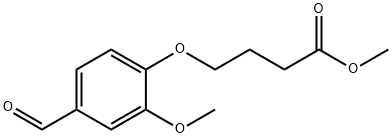 METHYL 4-(4-FORMYL-2-METHOXYPHENOXY)BUTANOATE 구조식 이미지