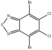 4,7-Dibromo-5,6-dichloro-benzo[1,2,5]thiadiazole Structure