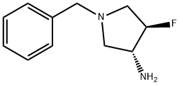 (3R,4R)-1-benzyl-4-fluoropyrrolidin-3-aminedihydrochloride 구조식 이미지