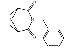 3-Benzyl-8-methyl-3,8-diazabicyclo[3.2.1]octane-2,4-dione Structure