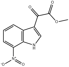 Methyl 2-(7-Nitro-3-indolyl)-2-oxoacetate 구조식 이미지