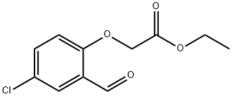 ethyl 2-(4-chloro-2-formylphenoxy)acetate Structure